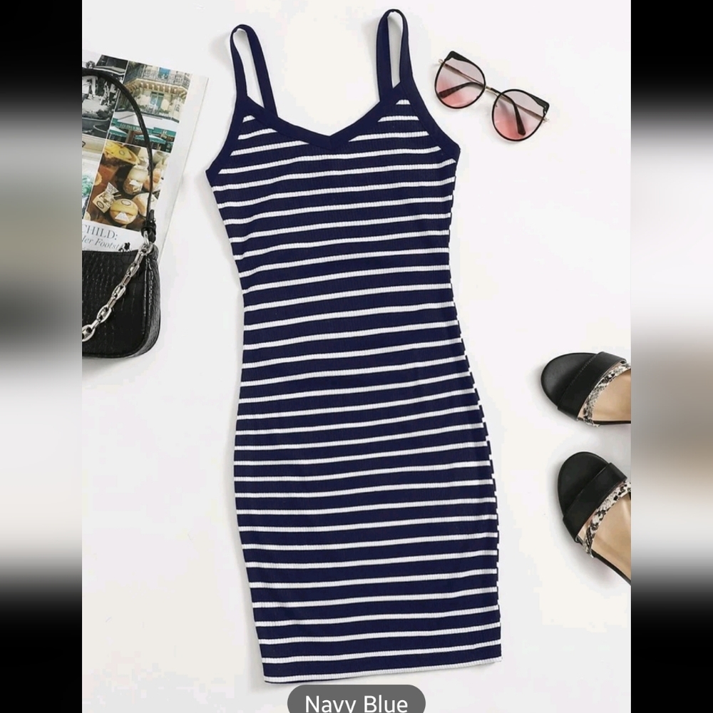 Shein rib-knit dress